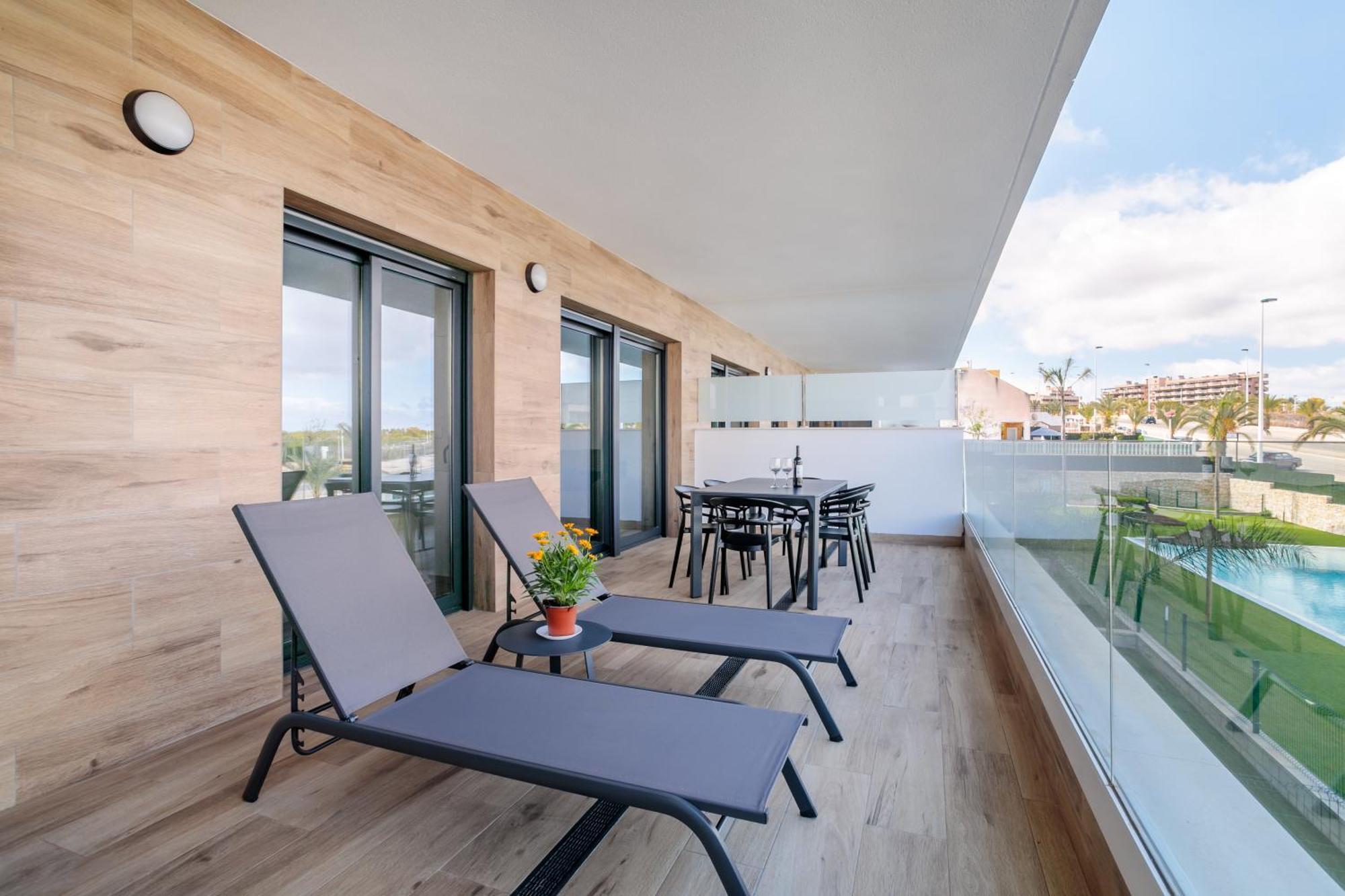 Arenales Terrace Refugee New Apartment With Pool And Gym Arenales del Sol Exteriör bild